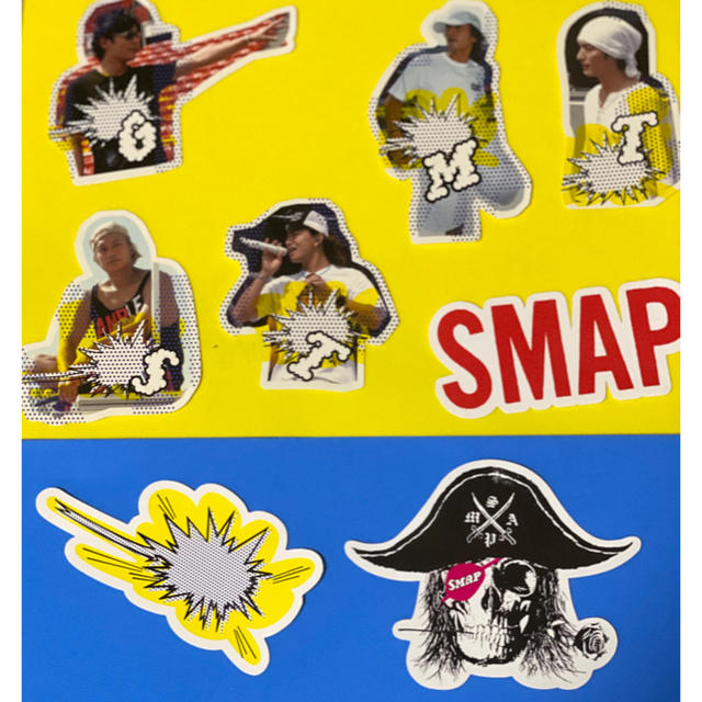 SMAP ステッカー 8枚 エンタメ/ホビーのタレントグッズ(アイドルグッズ)の商品写真