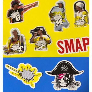 SMAP ステッカー 8枚(アイドルグッズ)