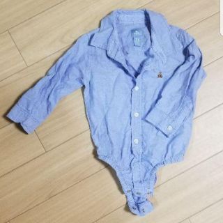 ベビーギャップ(babyGAP)のシャツロンパース(ロンパース)