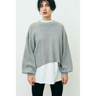 ステュディオス(STUDIOUS)の【新品】CLANE / THERMAL VOLUME SLEEVE TOPS(カットソー(長袖/七分))