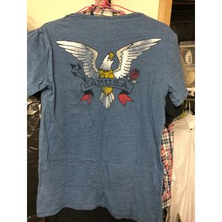 ギャップ(GAP)の新品★GAP 胸ポケ付きTシャツ インディゴブルー XS (Tシャツ/カットソー(半袖/袖なし))