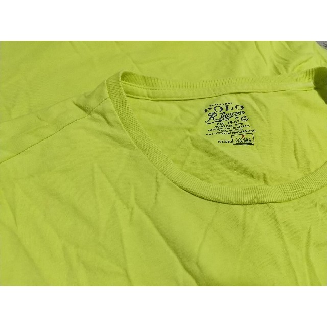 POLO RALPH LAUREN(ポロラルフローレン)のPOLO RALPHLAUREN ロゴ Tシャツ Ｓサイズ 黄色 ラルフローレン メンズのトップス(Tシャツ/カットソー(半袖/袖なし))の商品写真