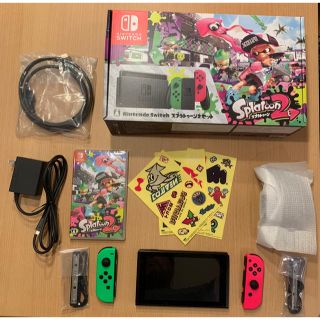 ニンテンドースイッチ(Nintendo Switch)のNintendo Switch  スプラトゥーン2ソフト同梱セット 中古(家庭用ゲーム機本体)