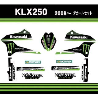 カワサキ(カワサキ)のKLX250 デカール 2008〜2016 ステッカー 新品(ステッカー)