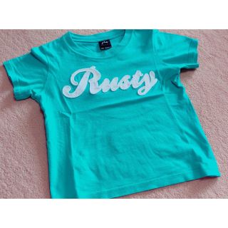 ラスティ(RUSTY)の子供服 RUSTY グリーンシャツ(Tシャツ/カットソー)