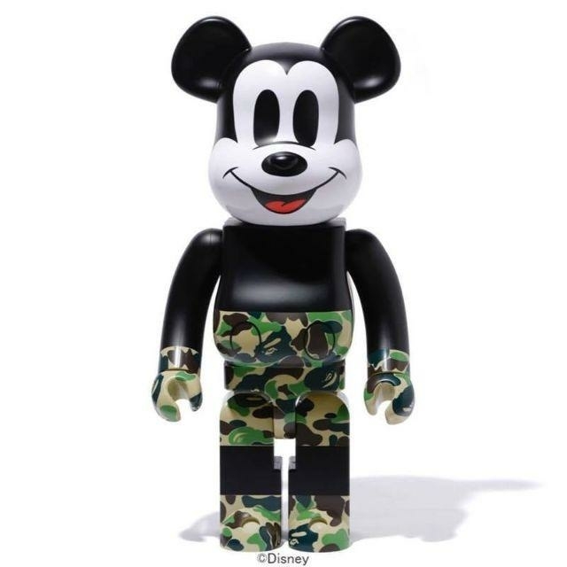 BE@RBRICK BAPE(R) MICKEY MOUSE 1000％Greenグリーンサイズ