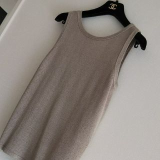 アパルトモンドゥーズィエムクラス(L'Appartement DEUXIEME CLASSE)の専用★eLLa sleeveless back open linen knit(カットソー(半袖/袖なし))