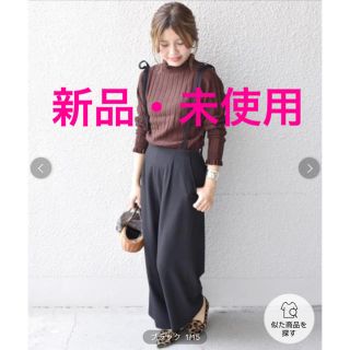 シップスフォーウィメン(SHIPS for women)の新品・未使用　SHIPS Khaju:リボンサスペンダー2WAYパンツ(カジュアルパンツ)