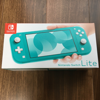 ニンテンドースイッチ(Nintendo Switch)の新品未使用　Nintendo Switch Lite 本体 　ターコイズ(携帯用ゲーム機本体)