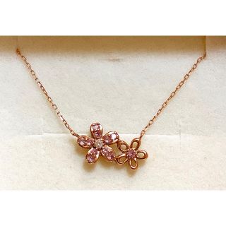 ジュエリーツツミ(JEWELRY TSUTSUMI)のTSUTSUMI ツツミ ネックレス ピンクゴールド 新品(ネックレス)