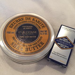 ロクシタン(L'OCCITANE)のロクシタンシアバタークリーム ポーチ付き(ボディクリーム)