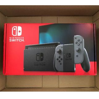 ニンテンドウ(任天堂)の本日発送 新品未使用 国内版 Nintendo Switch グレー(家庭用ゲーム機本体)