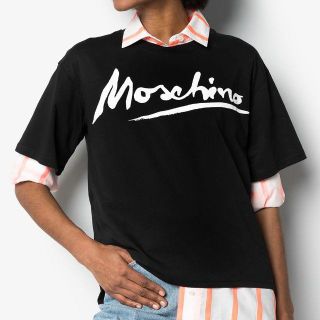 モスキーノ(MOSCHINO)の新品未使用！送料込み★Moschino★ロゴTシャツ(Tシャツ(半袖/袖なし))