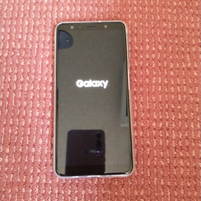 Galaxy(ギャラクシー)のgalaxyA7　楽天モバイル端末　ブルー　新品同様 スマホ/家電/カメラのスマートフォン/携帯電話(スマートフォン本体)の商品写真