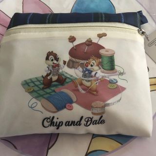 ディズニー(Disney)のチップとデール折り畳みバッグ(ボストンバッグ)