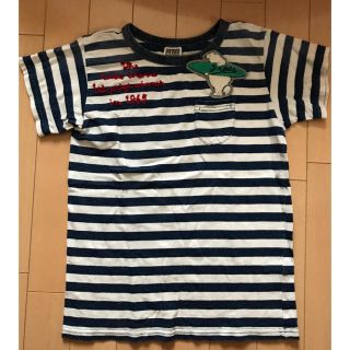 エフオーキッズ(F.O.KIDS)の✨F.O.KIDS✨140cm  ボーダーTシャツ（デニムカラー）(Tシャツ/カットソー)