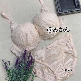 ドレスみたいな✨♥️重ねレースブラショーツセット(ブラ&ショーツセット)