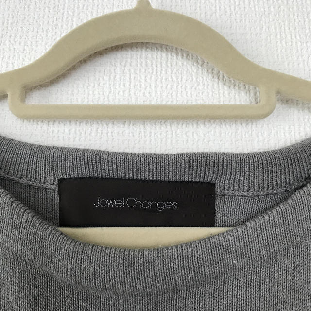 Jewel Changes(ジュエルチェンジズ)のニット　ワンピース レディースのワンピース(ひざ丈ワンピース)の商品写真