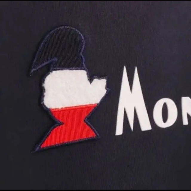 MONCLER(モンクレール)の★極美品★ MONCLER Tシャツ S ネイビー MAGLIA 赤字 完売品  メンズのトップス(Tシャツ/カットソー(半袖/袖なし))の商品写真