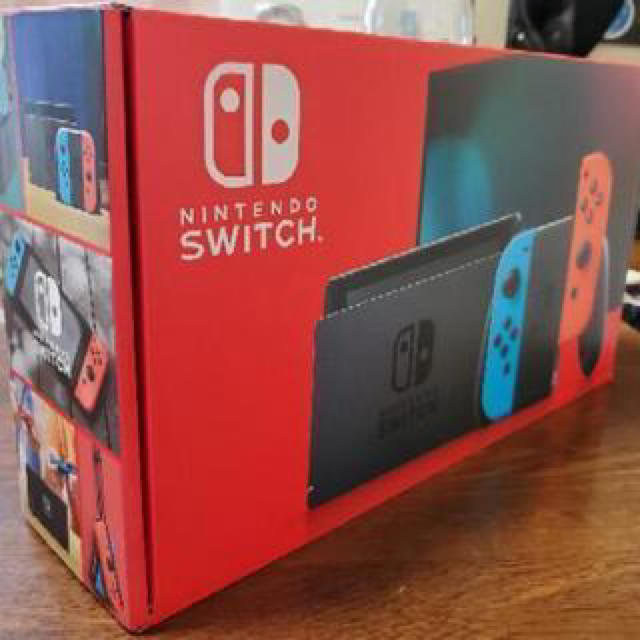 Nintendo Switch(ニンテンドースイッチ)の新品未開封★Switch 任天堂スイッチ 本体 ネオンブルー ニンテンドウ  エンタメ/ホビーのゲームソフト/ゲーム機本体(家庭用ゲーム機本体)の商品写真