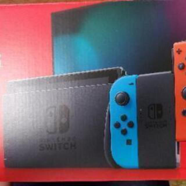 Nintendo Switch(ニンテンドースイッチ)の新品未開封★Switch 任天堂スイッチ 本体 ネオンブルー ニンテンドウ  エンタメ/ホビーのゲームソフト/ゲーム機本体(家庭用ゲーム機本体)の商品写真