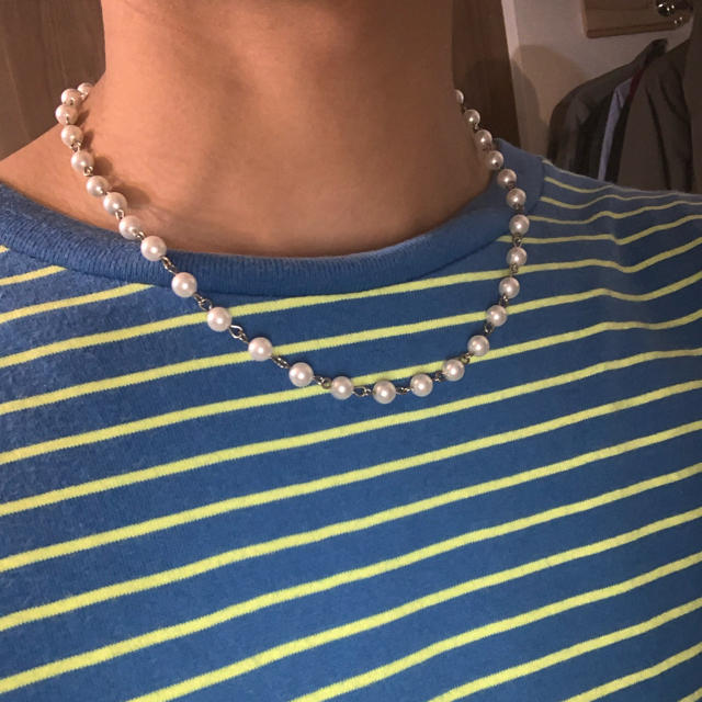 KAPITAL(キャピタル)のpearl  necklace パールネックレス メンズのアクセサリー(ネックレス)の商品写真