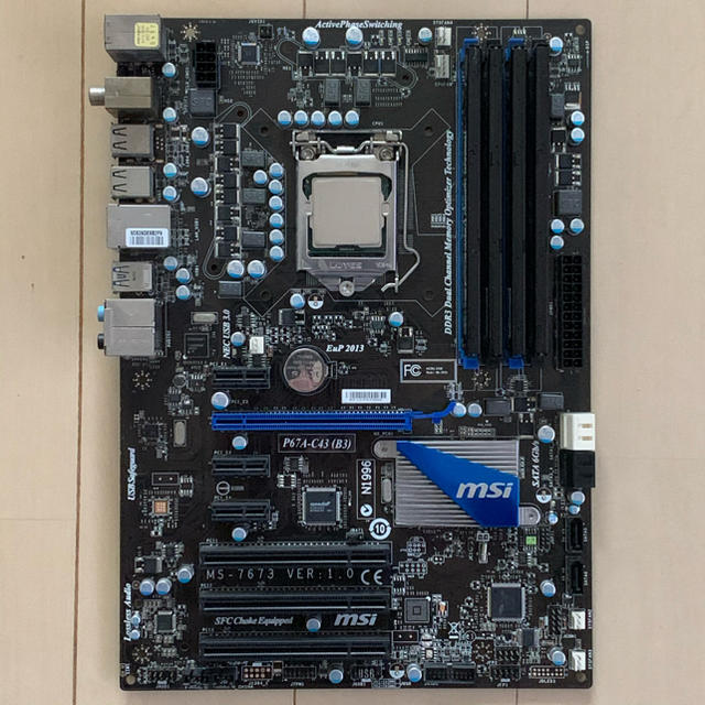 Intel Core i7-2600K マザーボード・メモリーセットスマホ/家電/カメラ