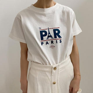 アメリヴィンテージ(Ameri VINTAGE)のアメリ ホワイトTシャツ(Tシャツ(半袖/袖なし))