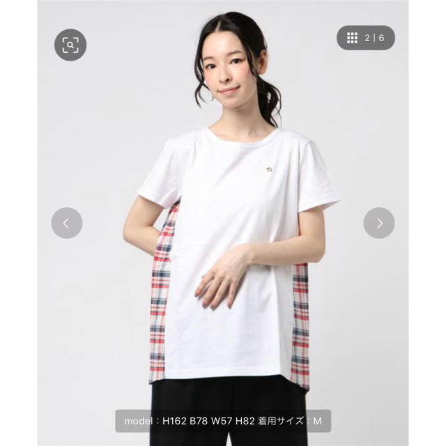 Arnold Palmer(アーノルドパーマー)のコットンリネンコンビTシャツ メンズのトップス(Tシャツ/カットソー(半袖/袖なし))の商品写真