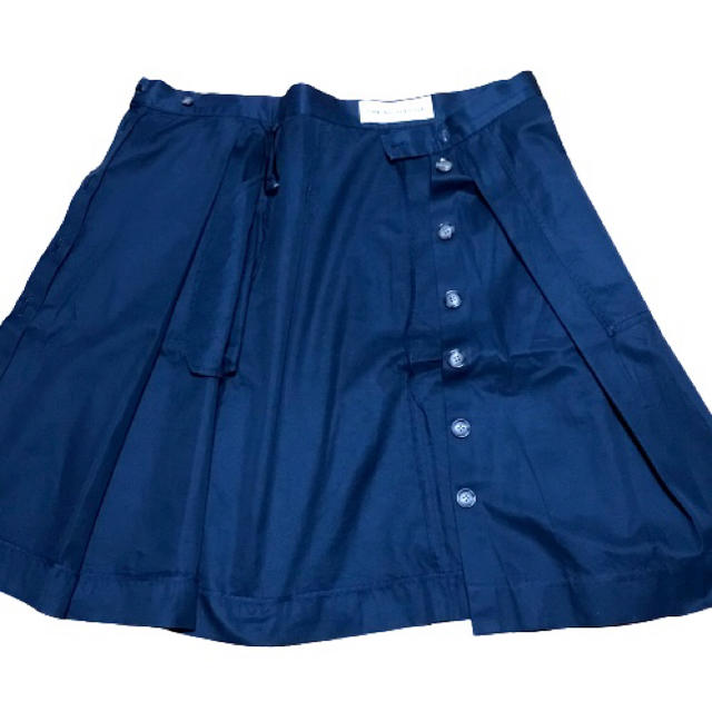 Shinzone(シンゾーン)のTHE SHINZONE シンゾーン ネイビー フレアスカート サイズ38 レディースのスカート(ひざ丈スカート)の商品写真