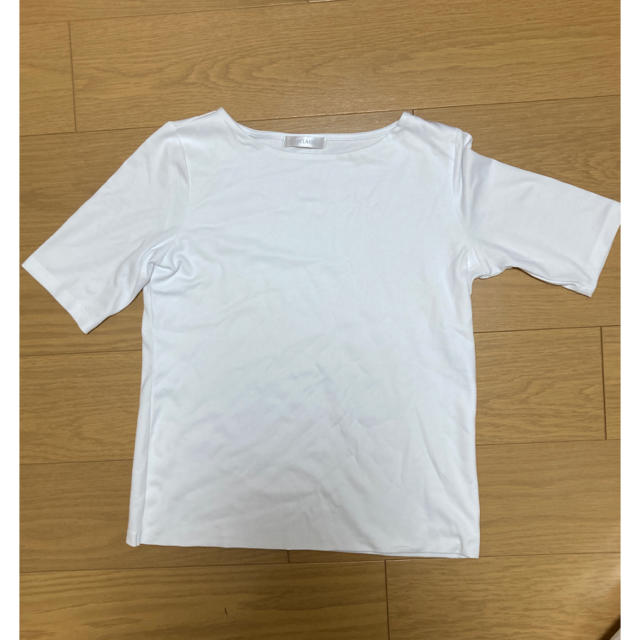 ドゥクラッセＴシャツ・ボートネック5分袖/58cm丈 レディースのトップス(その他)の商品写真