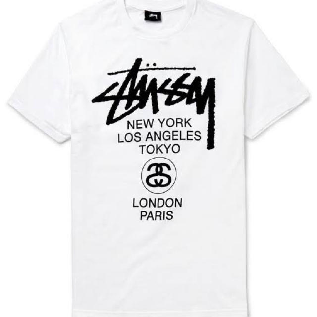 STUSSY(ステューシー)のステューシー　シャツ　白シャツ　stussy sizeM メンズのトップス(シャツ)の商品写真