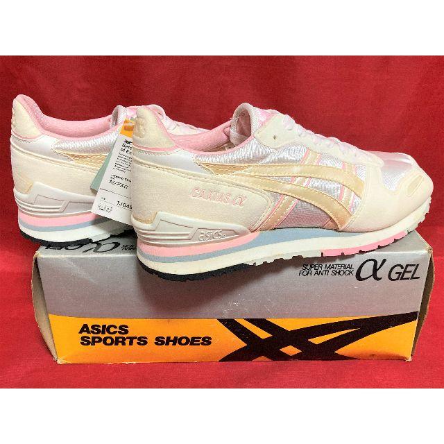 asics(アシックス)の★90s!希少レア!アシックス TJG457 119 カシアスα 白/ピンク⑧★ メンズの靴/シューズ(スニーカー)の商品写真