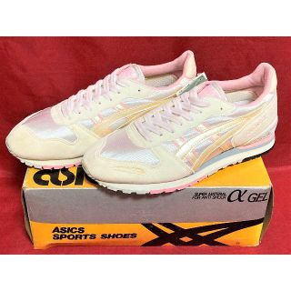 アシックス(asics)の★90s!希少レア!アシックス TJG457 119 カシアスα 白/ピンク⑧★(スニーカー)