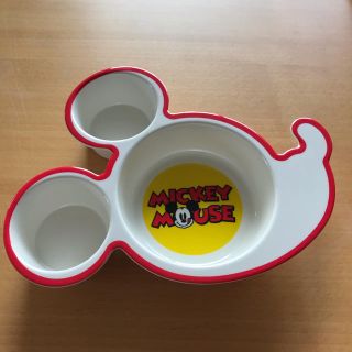 ディズニー(Disney)のミッキー　スーベニア　プレート(食器)