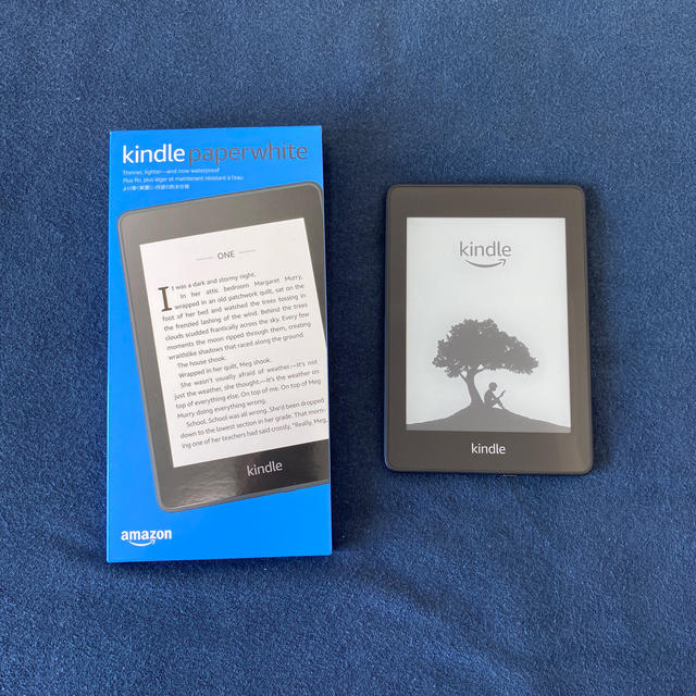kindle paperwhite(第10世代 WiFiモデル 8GB)+カバー スマホ/家電/カメラのPC/タブレット(電子ブックリーダー)の商品写真