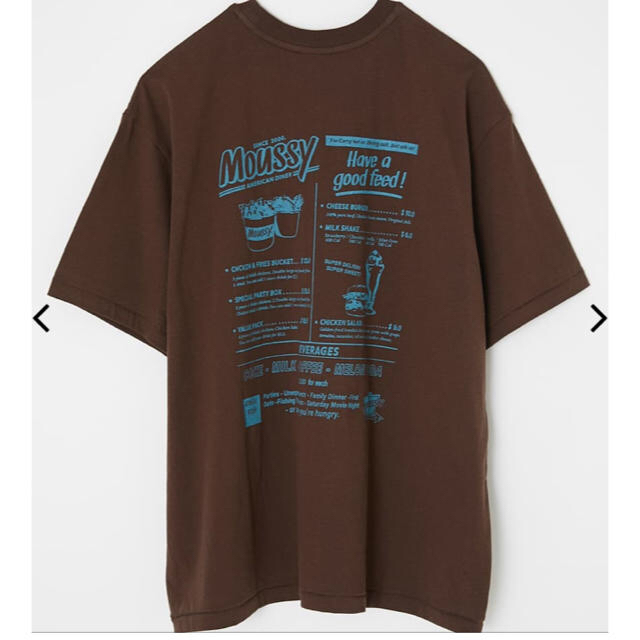 moussy(マウジー)の今季新作完売♡MOUSSY SOUVENIR DINER Tシャツ レディースのトップス(Tシャツ(半袖/袖なし))の商品写真