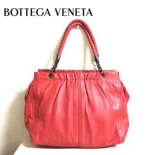 ボッテガヴェネタ(Bottega Veneta)の【美品】ボッテガヴェネタ　ハンドバッグ　ショルダー　バンドル イントレチャート(ハンドバッグ)