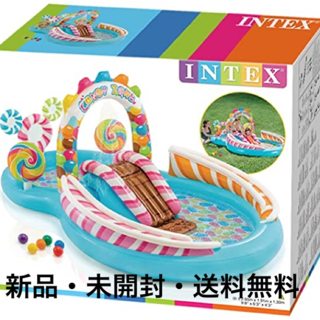 【新品・未開封】プール　INTEX キャンディプレイセンター