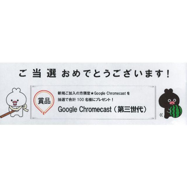 Google Chromecast 第三世代 [新品未開封]