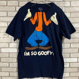 ディズニー(Disney)の【kazz様】美品 激レア Disney グーフィー ビッグプリント コットン(Tシャツ/カットソー(半袖/袖なし))