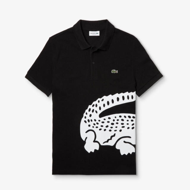 【定価1.7万】新品 Lサイズ ラコステ ポロシャツ 黒サイズ4 LACOSTE