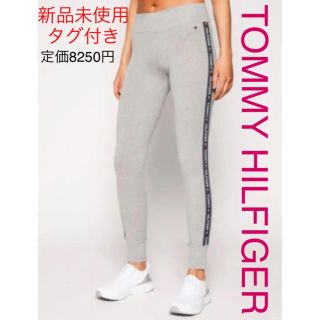 トミーヒルフィガー(TOMMY HILFIGER)のHILFIGER トミーヒルフィガー レギンス グレー  Sサイズ(レギンス/スパッツ)