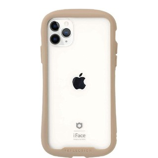 iFace クリアケース iPhone11Pro専用 ベージュ リフレクション(iPhoneケース)