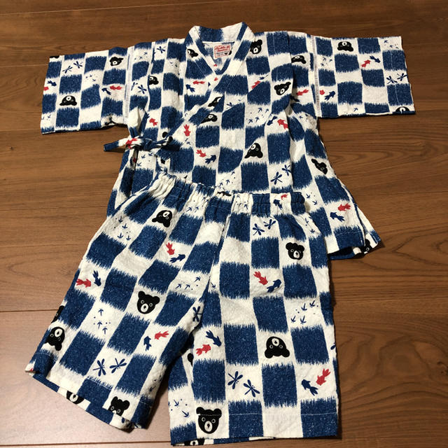 DOUBLE.B(ダブルビー)のミキハウス　ダブルビー　甚平 キッズ/ベビー/マタニティのキッズ服男の子用(90cm~)(甚平/浴衣)の商品写真