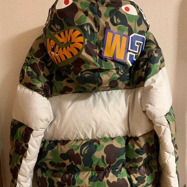 adidas A BATHING APE ダウンジャケット 一部破れあり