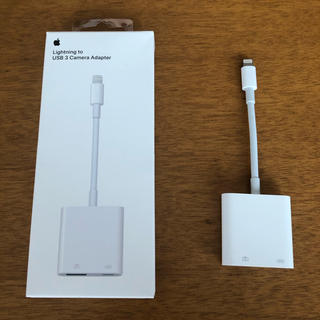 アップル(Apple)のApple Lightning to USB 3 Camera Adapter(その他)