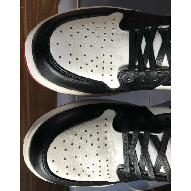 NIKE(ナイキ)のAIR JORDAN 1 27.5cm つま黒 箱無し 限界価格 メンズの靴/シューズ(スニーカー)の商品写真