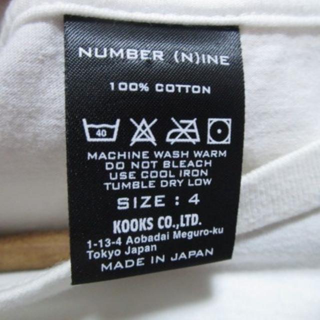 NUMBER (N)INE(ナンバーナイン)のナンバーナイン　Tシャツ　ゴッサムシティ　日本製 メンズのトップス(Tシャツ/カットソー(半袖/袖なし))の商品写真