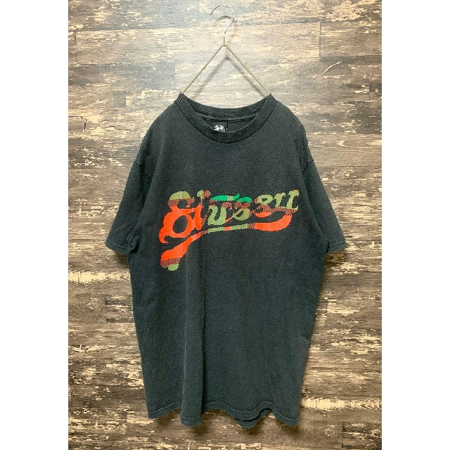 STUSSY(ステューシー)の【激レア】古着屋購入 STUSSY Tシャツ ブラック Lサイズ 相当 メンズのトップス(Tシャツ/カットソー(半袖/袖なし))の商品写真